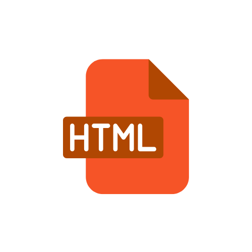 HTML file icon